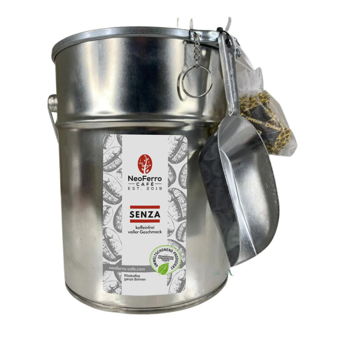 Jetzt neu: Café Senza – im Aromabehälter